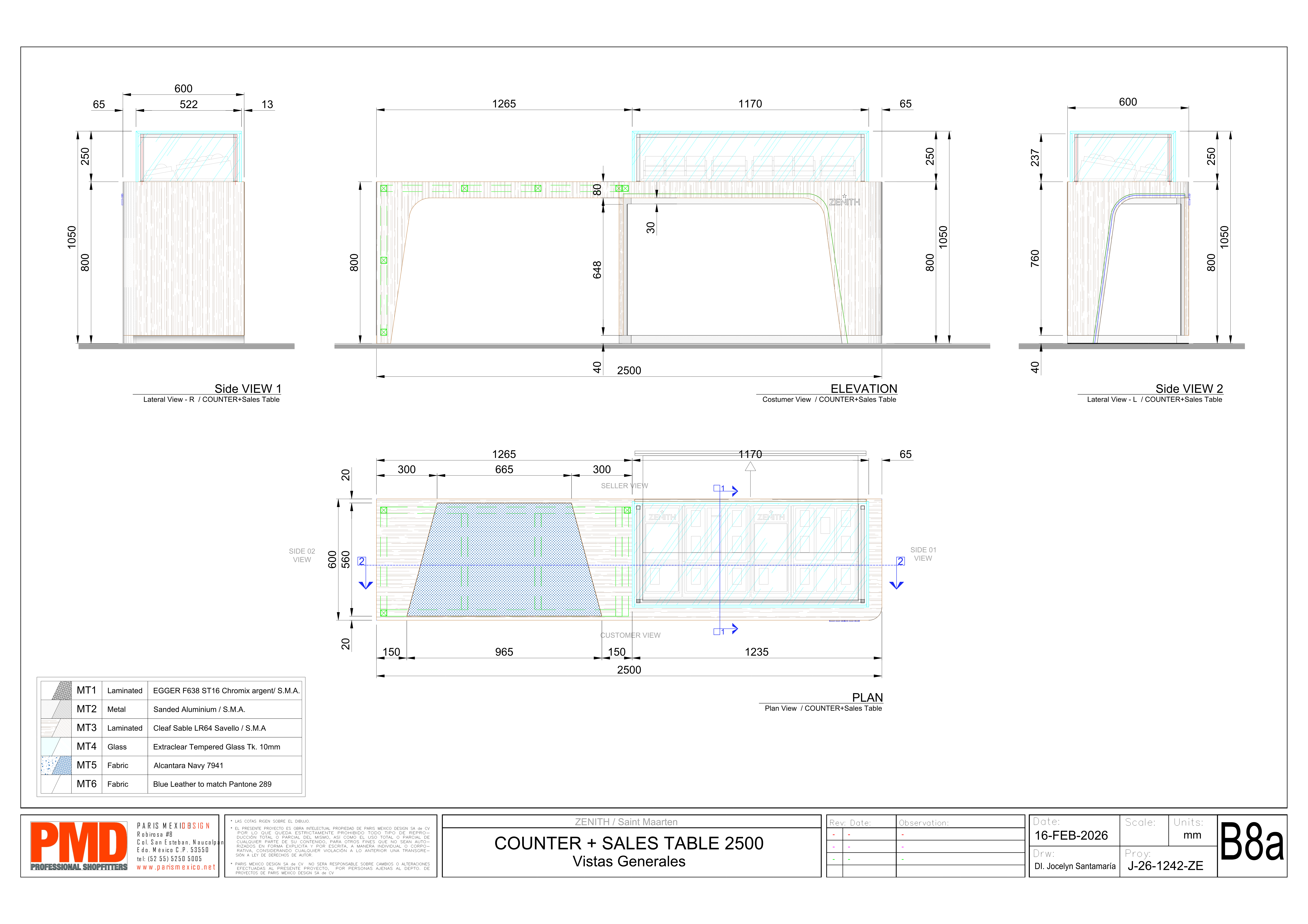 B8 - Zenith Counter + Sales Table 2500 - 16 02 2026 — pág. 1